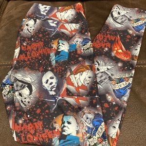 Halloween, “Michael Myers” leggings, NWT